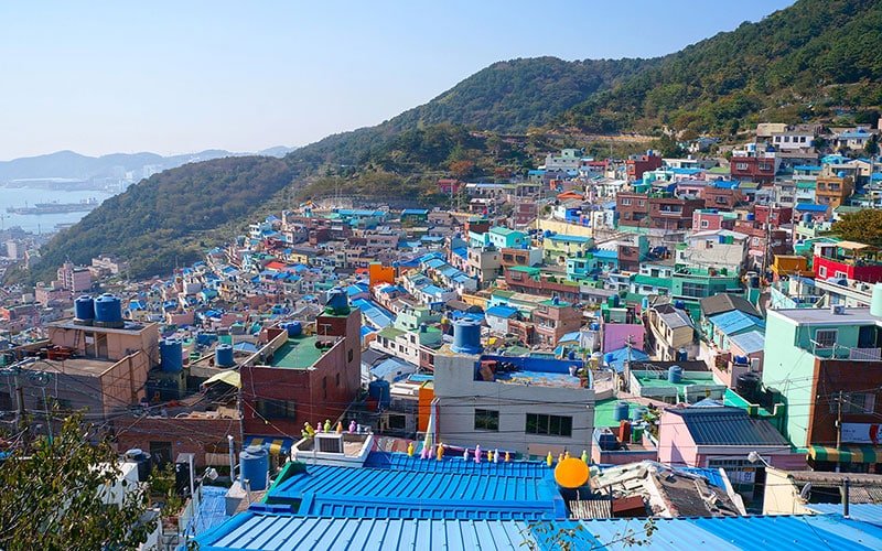 Gamcheon Cultural Village, a cultural village in South Korea